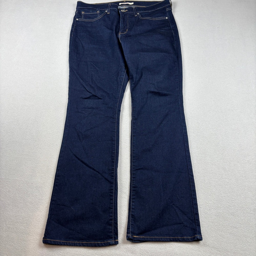 Levis 315 Womens Shaping Bootcut Jeans 33x32 Dark Indigo Blue Denim Classic